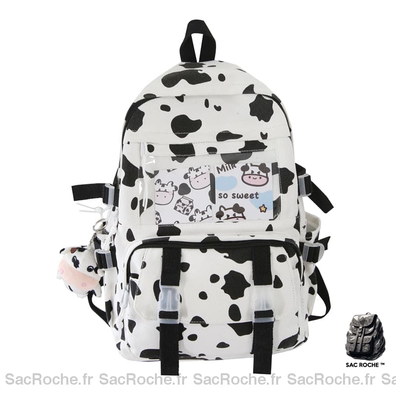 Sac À Dos Motif Vache Stylé Enfant