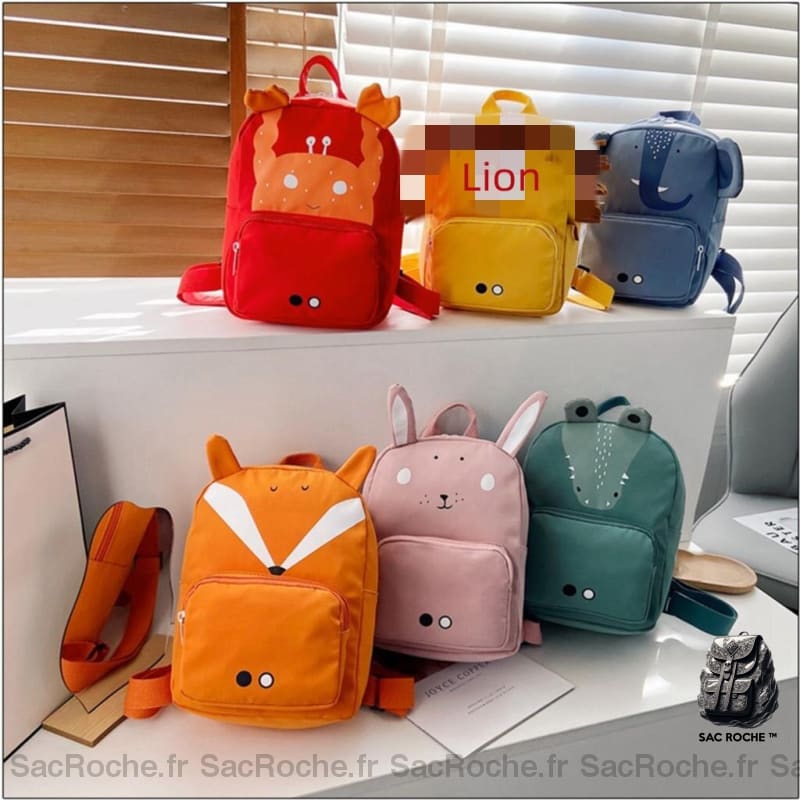 Sac À Dos Motifs Animaux Grande Capacité Enfant