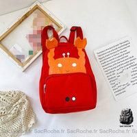 Sac à dos motifs animaux grande capacité - modèle Rouge - Sac Roche ™