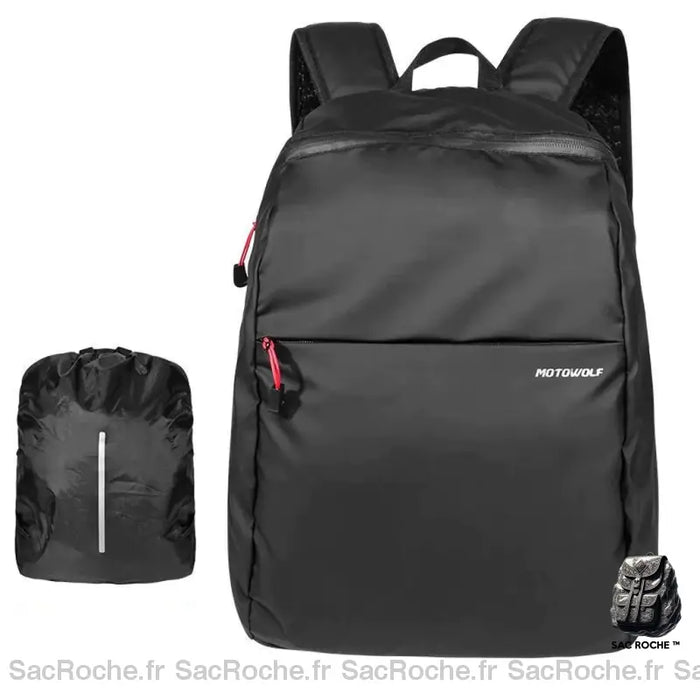 Sac À Dos Moto Luxe Noir Sac