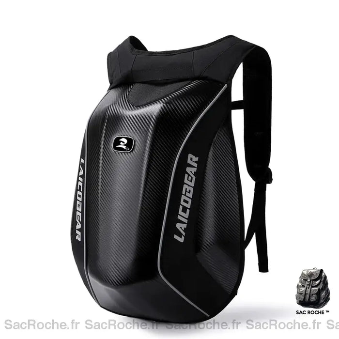 Sac À Dos Moto Résistant Coque Noir Sac