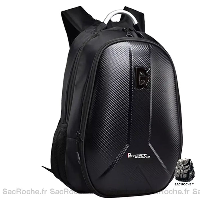 Sac À Dos Moto Résistant Noir Mate Sac