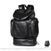 Sac à dos multi-poches en similicuir - Sac Roche ™