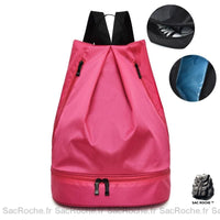 Sac à dos natation étanche pratique - modèle Rose - Sac Roche ™