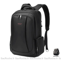 Sac À Dos Noir 16 Pouces Noir Sac Ordinateur