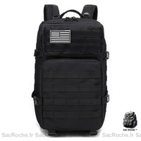 Sac à dos noir armée - Sac Roche ™