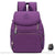 Sac à Dos Noir avec Rabat Femme - modèle Violet - Sac Roche ™