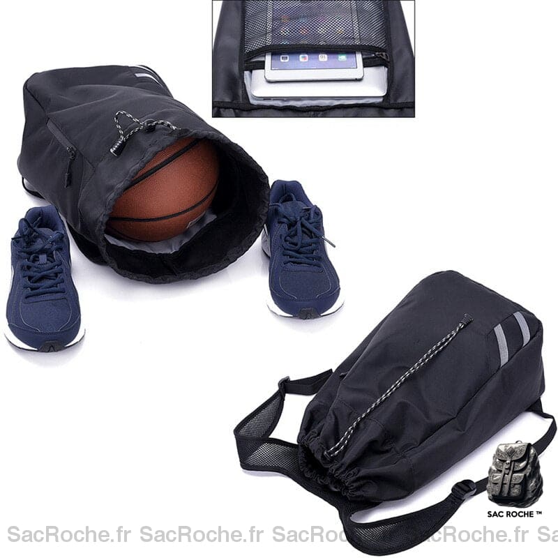 Sac À Dos Noir Basket-Ball Sport