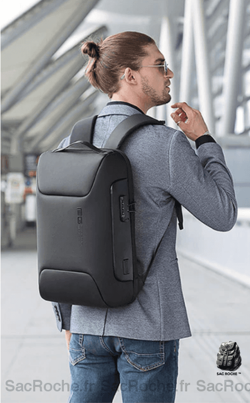 Sac À Dos Noir Ergonomique Luxe Homme