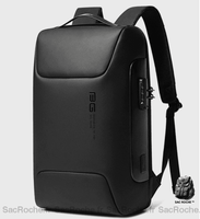 Sac à dos noir ergonomique luxe - Sac Roche ™