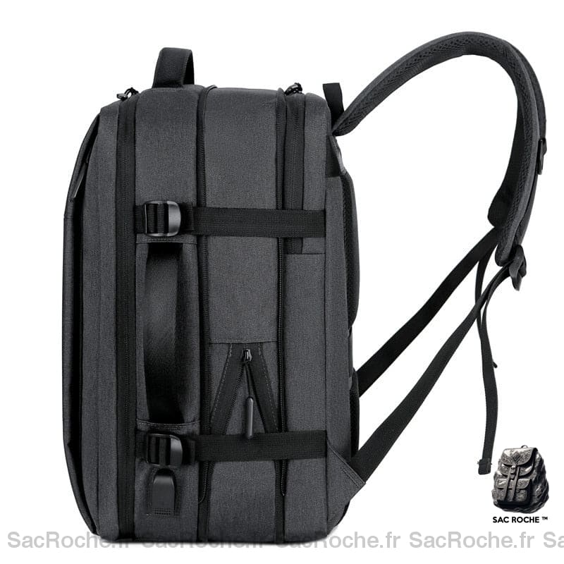 Sac À Dos Noir Ergonomique Voyage Homme