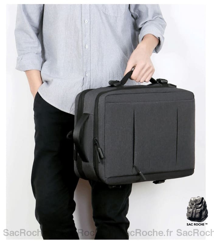 Sac À Dos Noir Ergonomique Voyage Homme