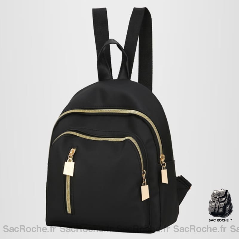 Sac À Dos Noir Femme Décontracté