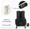 Sac À Dos Noir Militaire 40L Sport