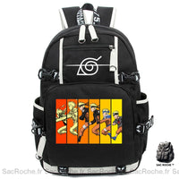 Sac à dos noir Naruto Uzumaki - Sac Roche ™