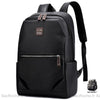 Sac À Dos Noir Simili Cuir - Homme Chic Noir Sac A Ordinateur