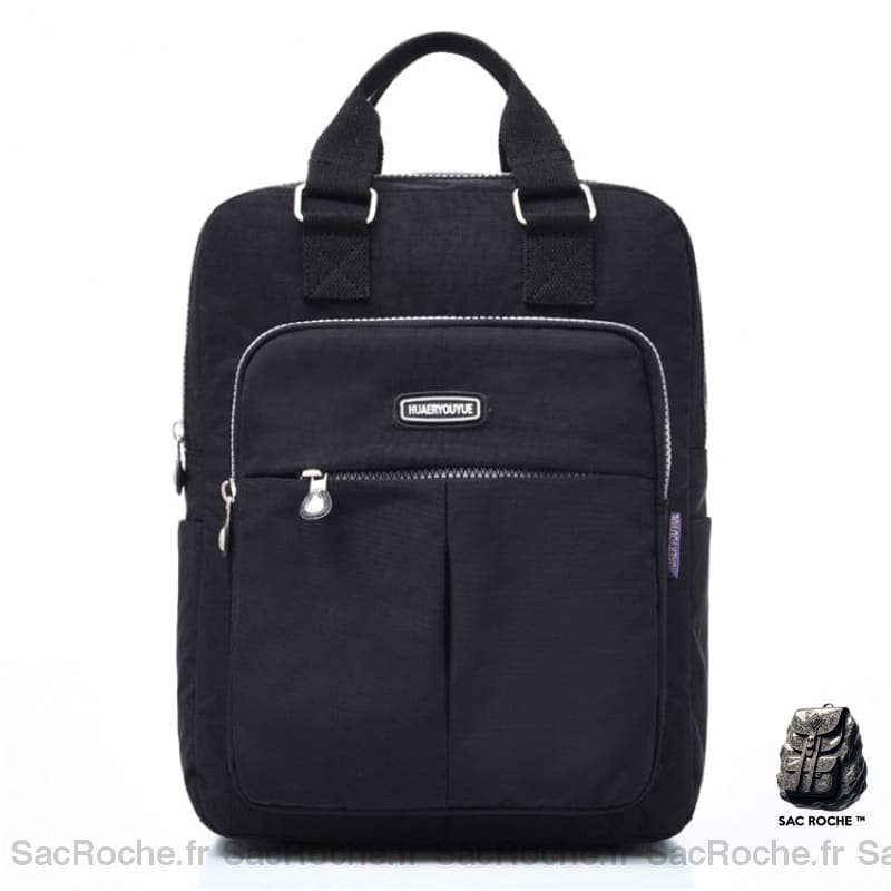 Sac À Dos Noir Tendance Ultra Léger Femme Dos Femme