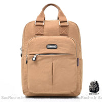 Sac à Dos Noir Tendance Ultra Léger Femme - modèle Camel - Sac Roche ™