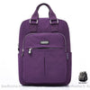Sac À Dos Noir Tendance Ultra Léger Femme Violet Dos Femme