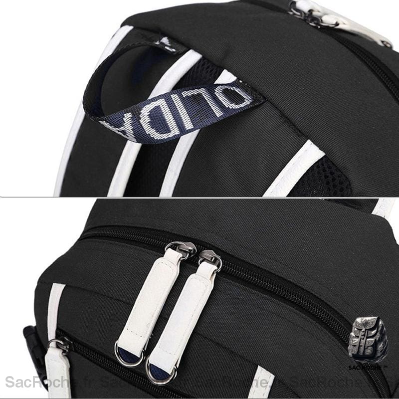 Sac À Dos Noir Tendo Et Naruto Enfant