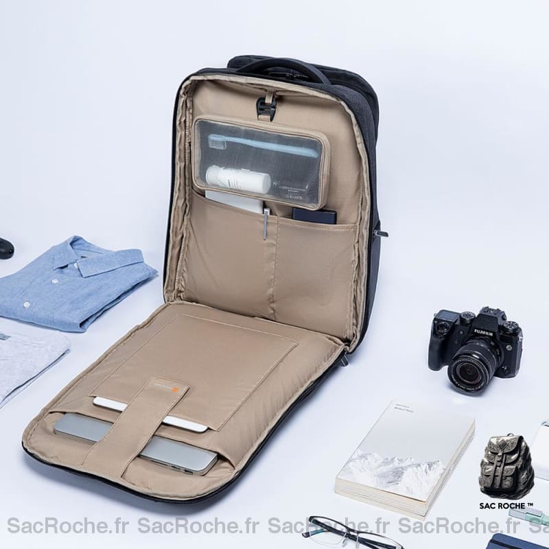 Sac À Dos Noir Voyage Professionnel Homme