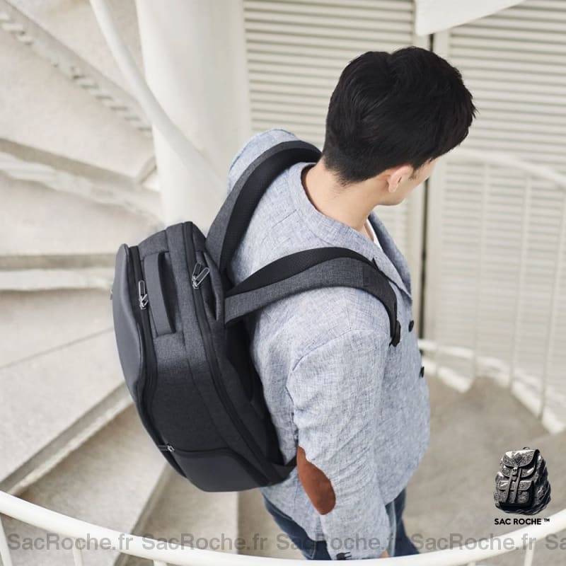 Sac À Dos Noir Voyage Professionnel Homme