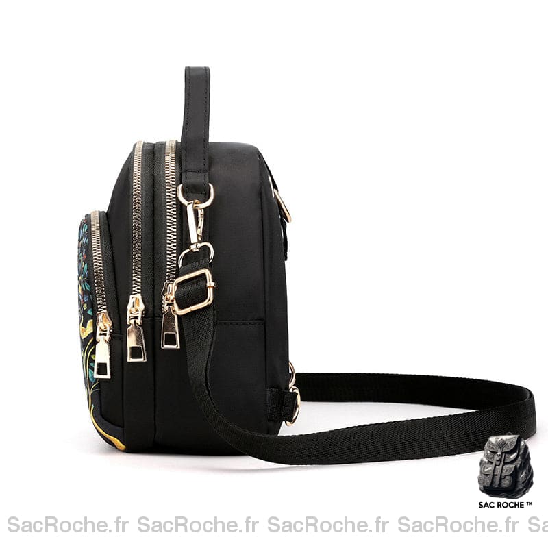 Sac À Dos Nylon Motif Arbre Femme