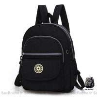 Sac à dos nylon petit format - modèle Noir - Sac Roche ™