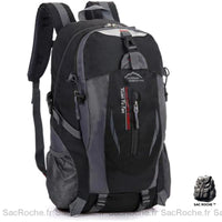 Sac à dos nylon randonnée - modèle Noir - Sac Roche ™