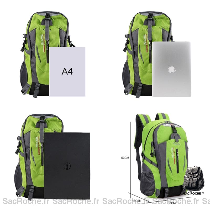 Sac À Dos Nylon Randonnée Sport