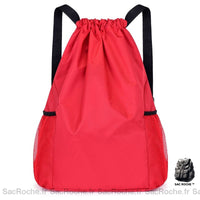 Sac à dos nylon sport mixte - modèle Rouge - Sac Roche ™
