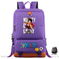 Sac à dos One Piece Monkey D Luffy - modèle Violet - Sac Roche ™