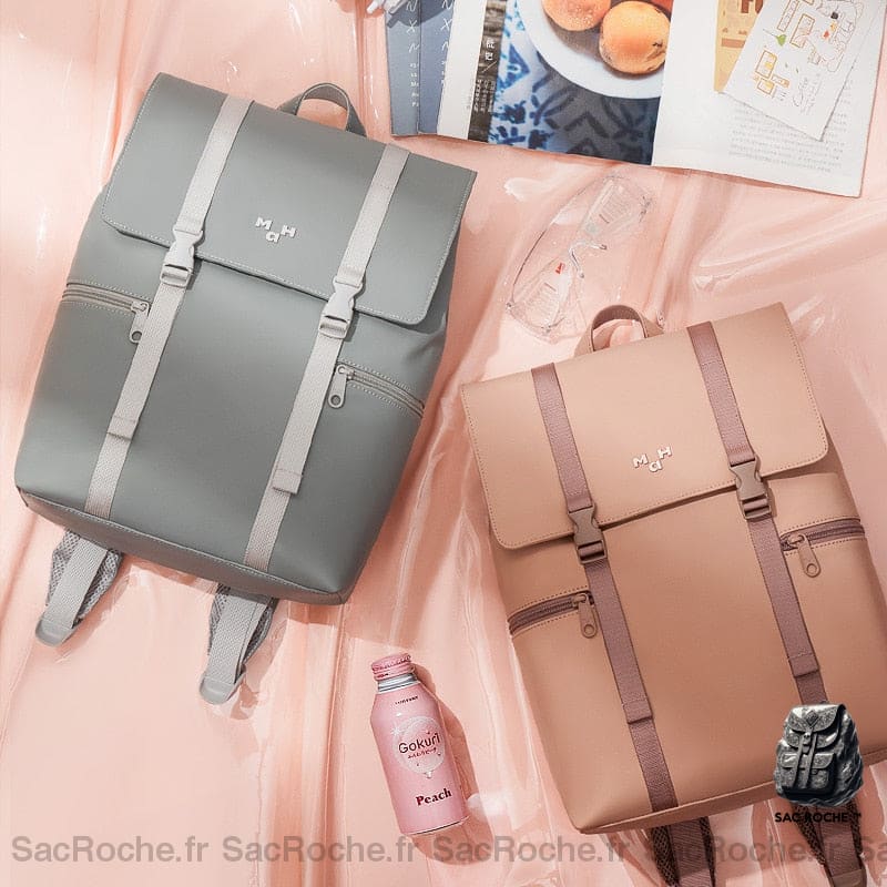 Sac À Dos Ordi Rose Étanche Femme