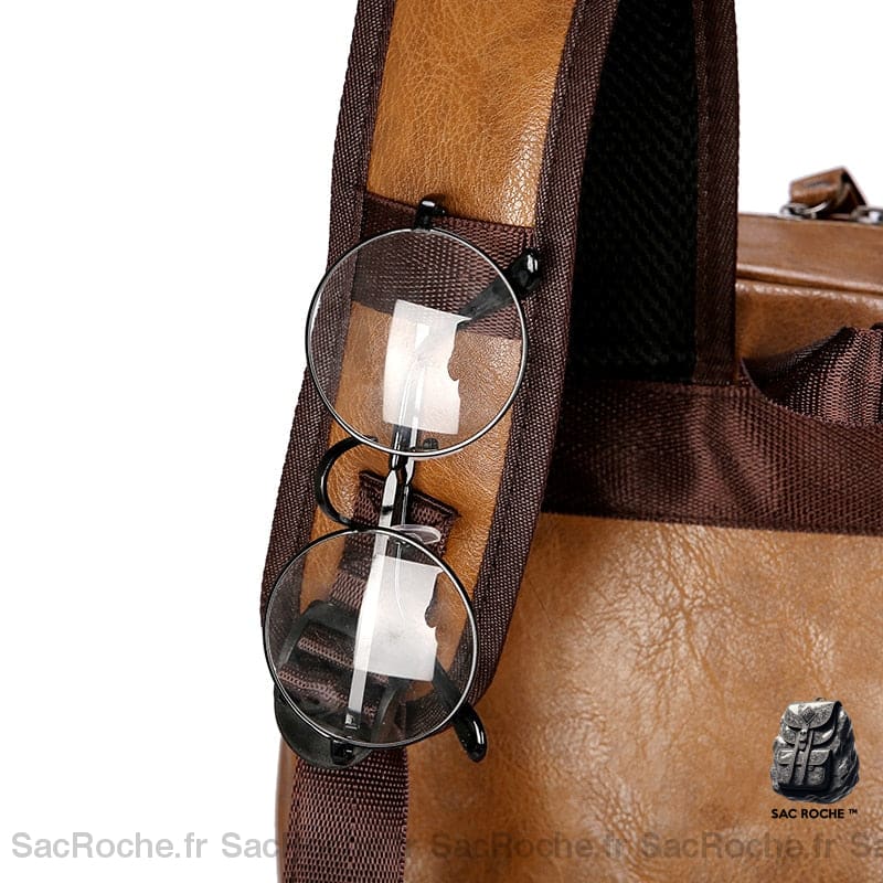 Sac À Dos Ordi Simili Cuir Homme