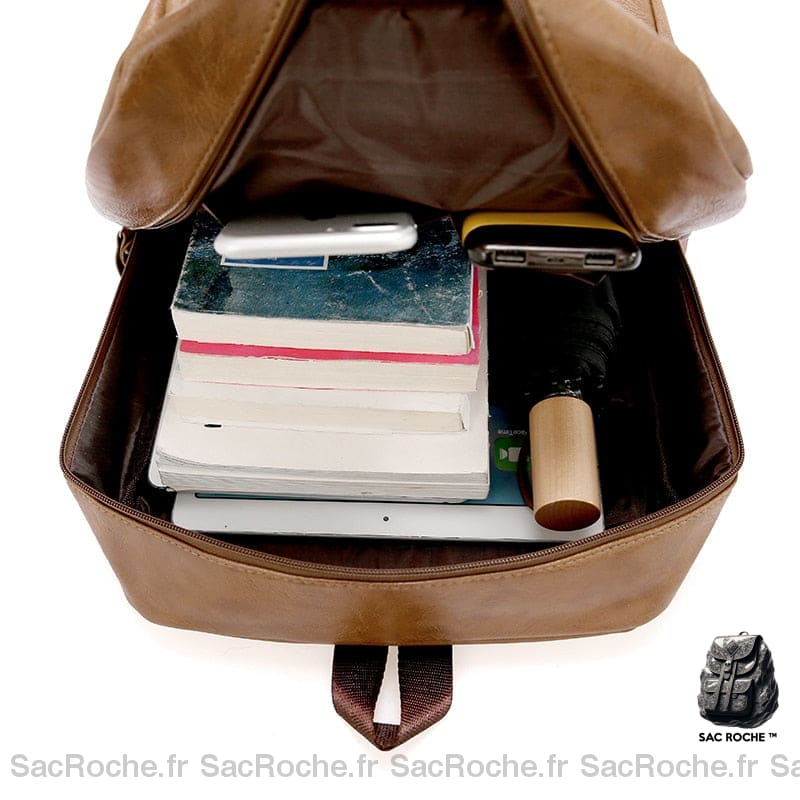 Sac À Dos Ordi Simili Cuir Homme