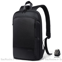 Sac À Dos Ordinateur 15 Noir Fin Et Extensible Noir Sacs Bange
