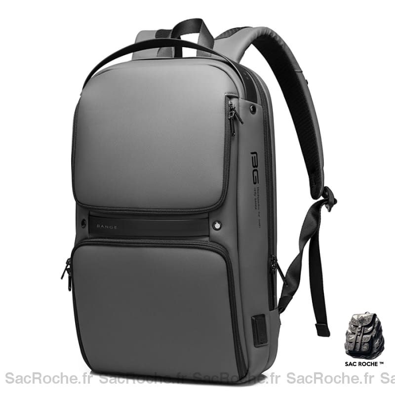 Sac À Dos Ordinateur 17 - Multifonction Premium Gris Sacs Bange