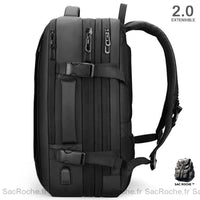 Sac à Dos Ordinateur 17 pouces Extensible - modèle 2.0 Extensible - Sac Roche ™
