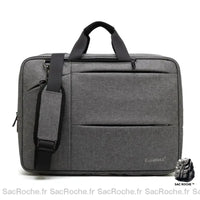Sac à dos ordinateur convertible - modèle Gris / 17 pouces - Sac Roche ™