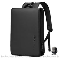Sac À Dos Ordinateur Extra Plat Homme Noir Sacs Bange