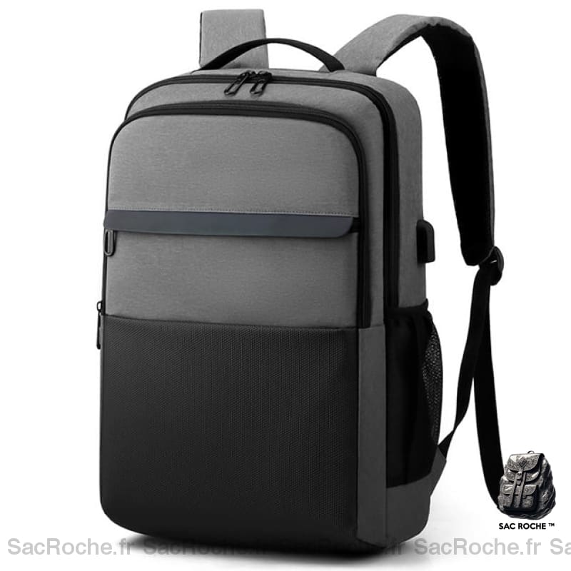 Sac À Dos Ordinateur Multifonction Gris Foncé Sac A