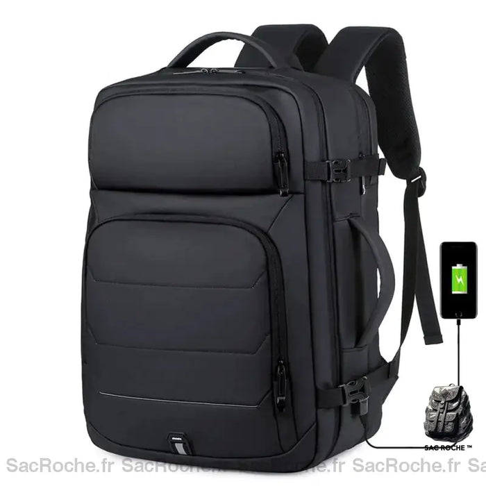 Sac À Dos Ordinateur Noir Sac