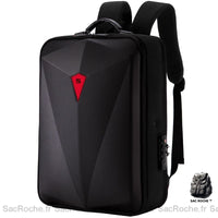 Sac à dos ordinateur noir élégant - Sac Roche ™