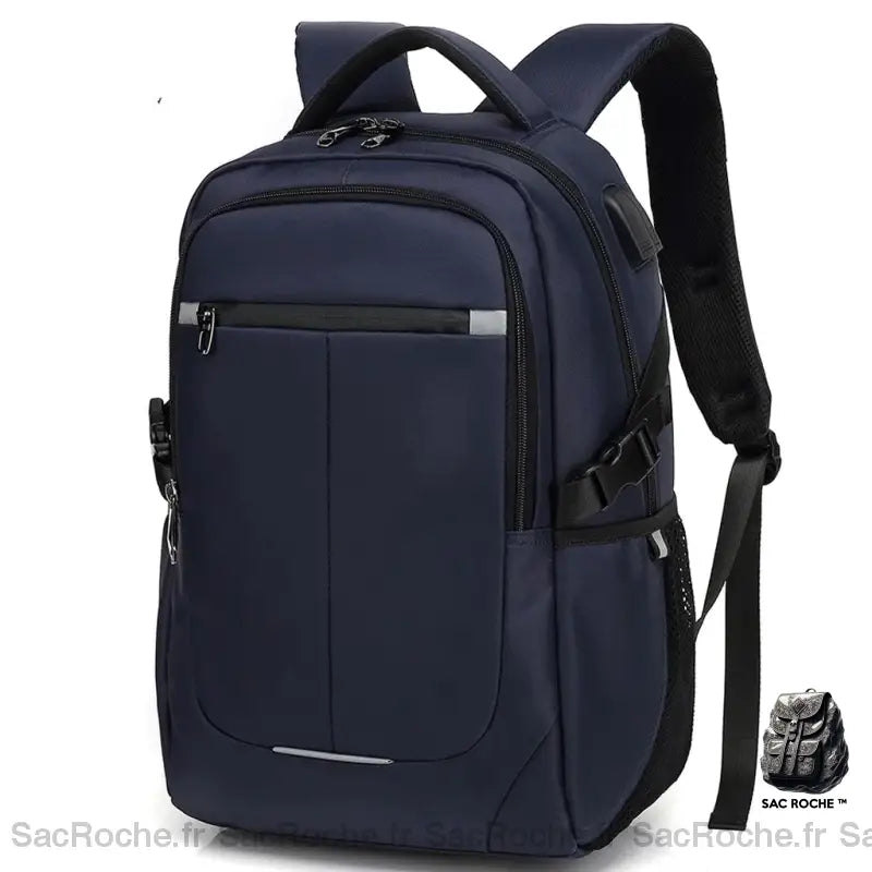 Sac À Dos Ordinateur Portable Homme Bleu Sac