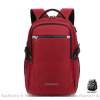 Sac à dos ordinateur portable homme - modèle Rouge - Sac Roche ™