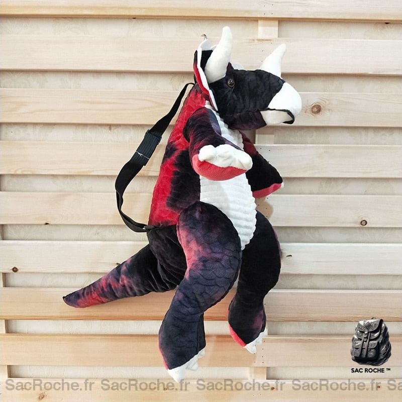Sac à dos original dinosaure 3D avec un mur en bois