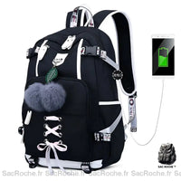 Sac à dos original pour ordinateur - modèle Noir - Sac Roche ™