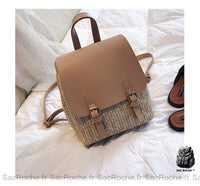 Sac à Dos Osier Mini - modèle Marron - Sac Roche ™