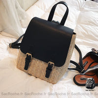 Sac à Dos Osier Mini - modèle Noir - Sac Roche ™