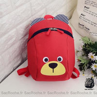 Sac à dos ourson enfant - modèle Rouge - Sac Roche ™